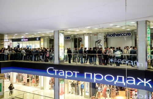 Старт продаж iPhone 6 и iPhone 6 plus в России