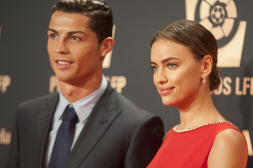 Cristiano Ronaldo and Irina Shayk attends LFP National Awards ceremony held in Madrid on October 27, 2014
